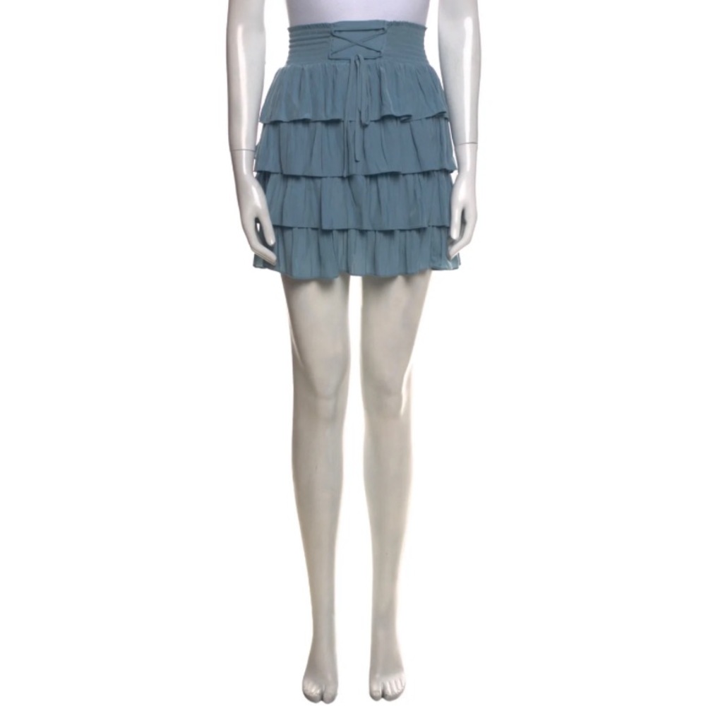 Ramy Brook Ruffled skirt, size L Pale Blue